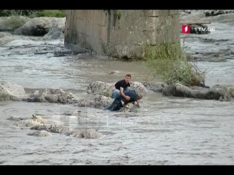 ქუთაისში მამაკაცი მდინარე რიონში დახრჩობას გადაარჩინეს